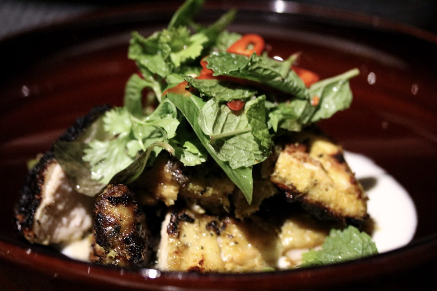 Dinner at Zengo Le Royal Meridien Dubai Chicken Coconut - Lifestyle Enthusiast blog