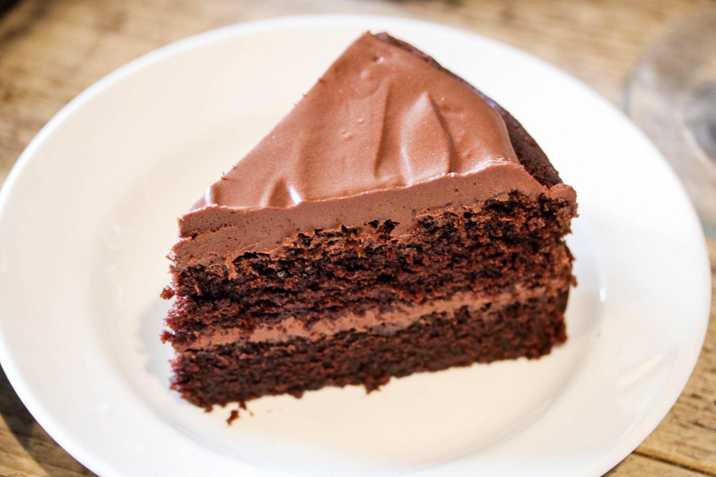 Mill Kitchen Farsley, the best breakfast in Yorkshire, Review on the Lifestyle Enthusiast - Chocolate Fudge Cake slice